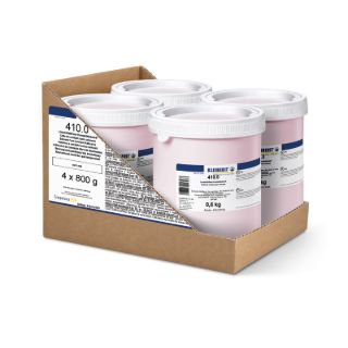 410.0 Wässriger Kontaktklebstoff - rosa Karton mit 4 Dosen je 0,8 kg
